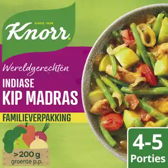 Albert Heijn Knorr Wereldgerechten Indiase kip madras xl aanbieding