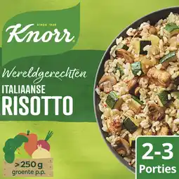 Albert Heijn Knorr Wereldgerechten Italiaanse risotto aanbieding