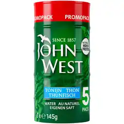 PLUS John West Tonijn 5 pack aanbieding