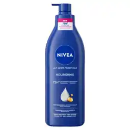Albert Heijn NIVEA Verzorgende body milk met pomp aanbieding