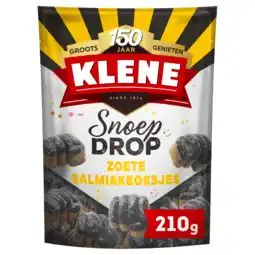 PLUS Klene Snoepdrop Salmiakboksjes aanbieding