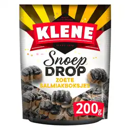 PLUS Klene Snoepdrop Salmiakboksjes aanbieding