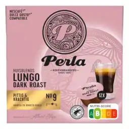 Albert Heijn Perla Huisblends Dolce gusto compatible lungo dark roast aanbieding