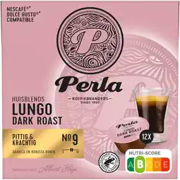 Albert Heijn Perla Huisblends Dolce gusto compatible lungo dark roast aanbieding