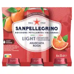Albert Heijn S. Pellegrino Aranciata rossa light 6-pack aanbieding
