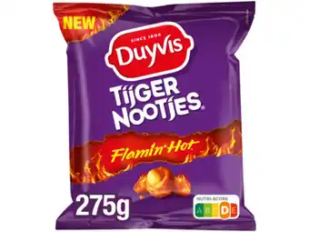 Hoogvliet Duyvis Tijgernoten flamin hot aanbieding
