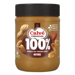 PLUS Calvé Pindakaas fijn gemalen pinda's aanbieding
