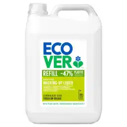 Albert Heijn Ecover Afwasmiddel citroen aloë vera navulling aanbieding