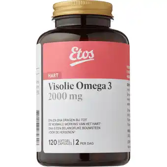 Albert Heijn Etos Visolie Omega 3 2000mg aanbieding