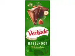 Hoogvliet Verkade Chocoladereep melk hazelnoot aanbieding