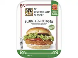 Hoogvliet Vegetarische slager Pluimfeest Burger aanbieding