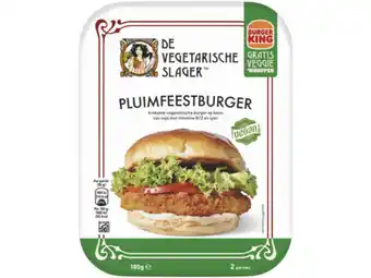 Hoogvliet Vegetarische slager Pluimfeest Burger aanbieding