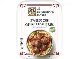 Hoogvliet Vegetarische slager Zweedsche gehacktballetjes aanbieding