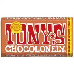 Albert Heijn Tony's Chocolonely Reep melk karamel zeezout aanbieding