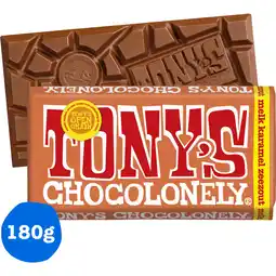 Albert Heijn Tony's Chocolonely Reep melk karamel zeezout aanbieding