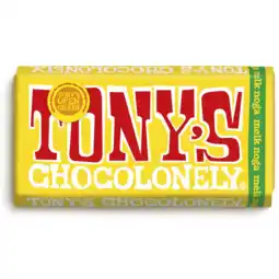 Albert Heijn Tony's Chocolonely Reep melk noga aanbieding