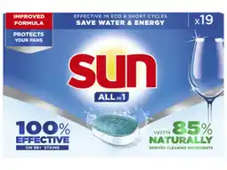 Hoogvliet Sun All-in 1 vaatwastabletten aanbieding