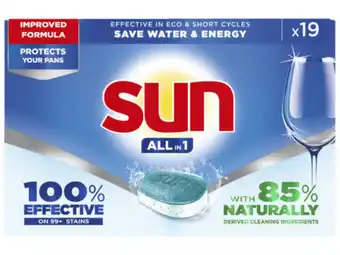 Hoogvliet Sun All-in 1 vaatwastabletten aanbieding