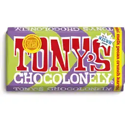 Albert Heijn Tony's Chocolonely Reep melk pecan karamel aanbieding