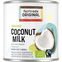 Albert Heijn Fairtrade Original Kokosmelk biologisch aanbieding
