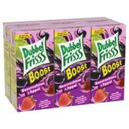 Albert Heijn DubbelFrisss Boost bosvruchten & appel 6-pack aanbieding