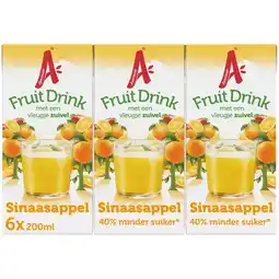 Albert Heijn Appelsientje Fruitdrink sinaasappel 6-pack aanbieding