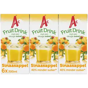 Albert Heijn Appelsientje Fruitdrink sinaasappel 6-pack aanbieding