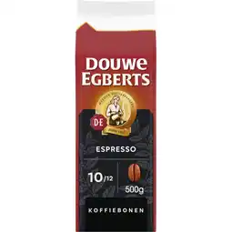 Albert Heijn Douwe Egberts Espresso koffiebonen aanbieding