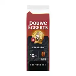 Albert Heijn Douwe Egberts Espresso koffiebonen aanbieding