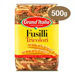 PLUS Grand'Italia Pasta Fusilli Tricolore aanbieding