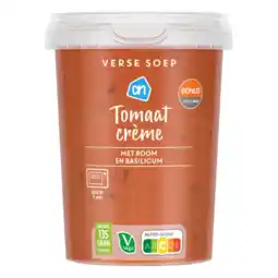 Albert Heijn AH Verse soep tomaat crème aanbieding