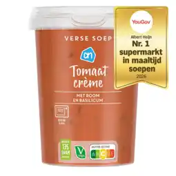 Albert Heijn AH Verse soep tomaat crème aanbieding