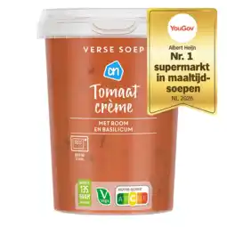 Albert Heijn AH Verse soep tomaat crème aanbieding