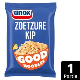 PLUS Unox Good noodles Kip Zoetzuur aanbieding