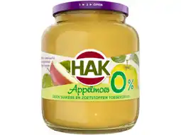Hoogvliet Hak Appelmoes 0% aanbieding
