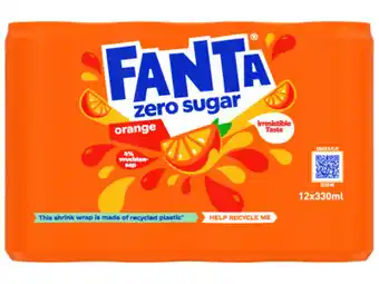 Hoogvliet Fanta Orange no sugar aanbieding