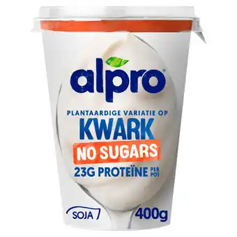 PLUS Alpro Variatie Op Kwark Zonder Suiker aanbieding