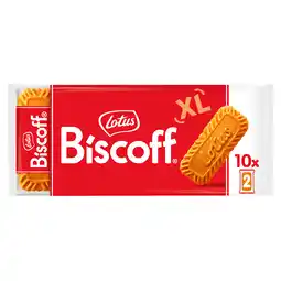 PLUS Lotus Biscoff speculoos koek XL 2x10-pack aanbieding