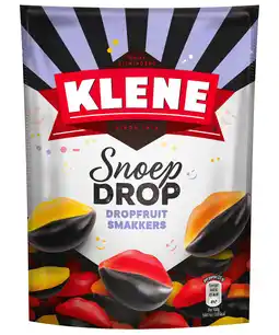 PLUS Klene Snoepdrop dropfruit smakkers aanbieding