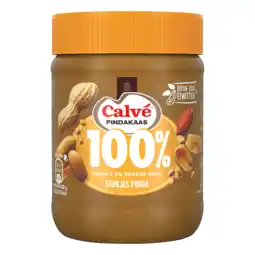 PLUS Calvé Pindakaas grof gemalen pinda's aanbieding