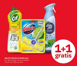 Spar Alle Cif, Glorix of Ambi-pur aanbieding
