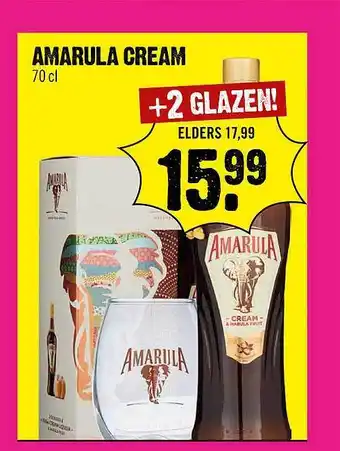 Dirck 3 Amarula cream 70 cl aanbieding