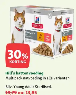 Maxi Zoo Hill's kattenvoeding aanbieding