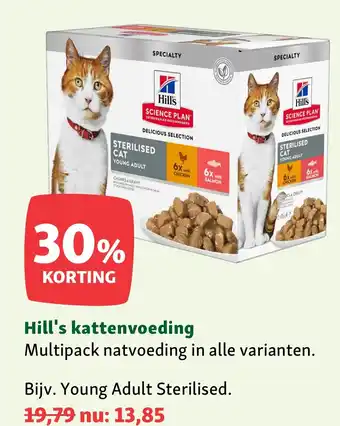 Maxi Zoo Hill's kattenvoeding aanbieding