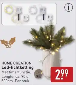 ALDI Home creation LED lichtketting aanbieding