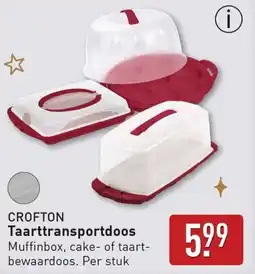 ALDI Crofton taarttransportdoos aanbieding