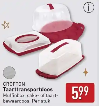 ALDI Crofton taarttransportdoos aanbieding