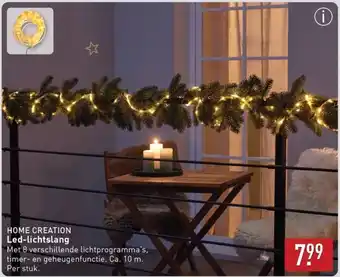 ALDI Home creation led lichtslang aanbieding