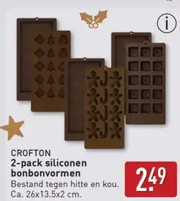 ALDI Crofton 2-pack siliconen bonbonvormen aanbieding