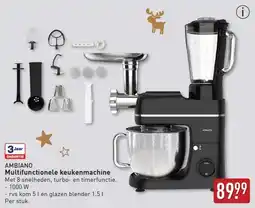 ALDI Ambiano multifunctionele keukenmachine aanbieding